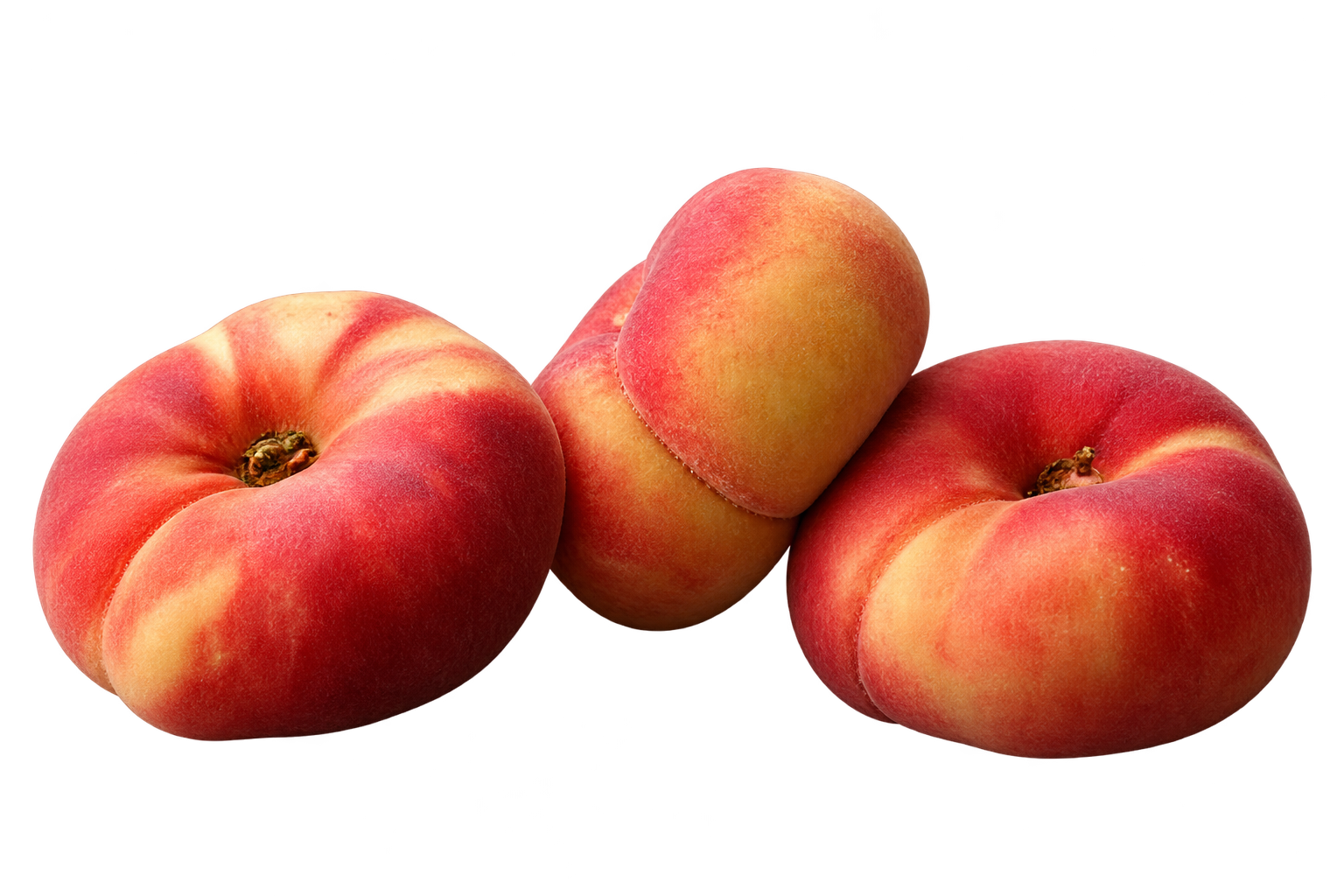 Flat peaches
